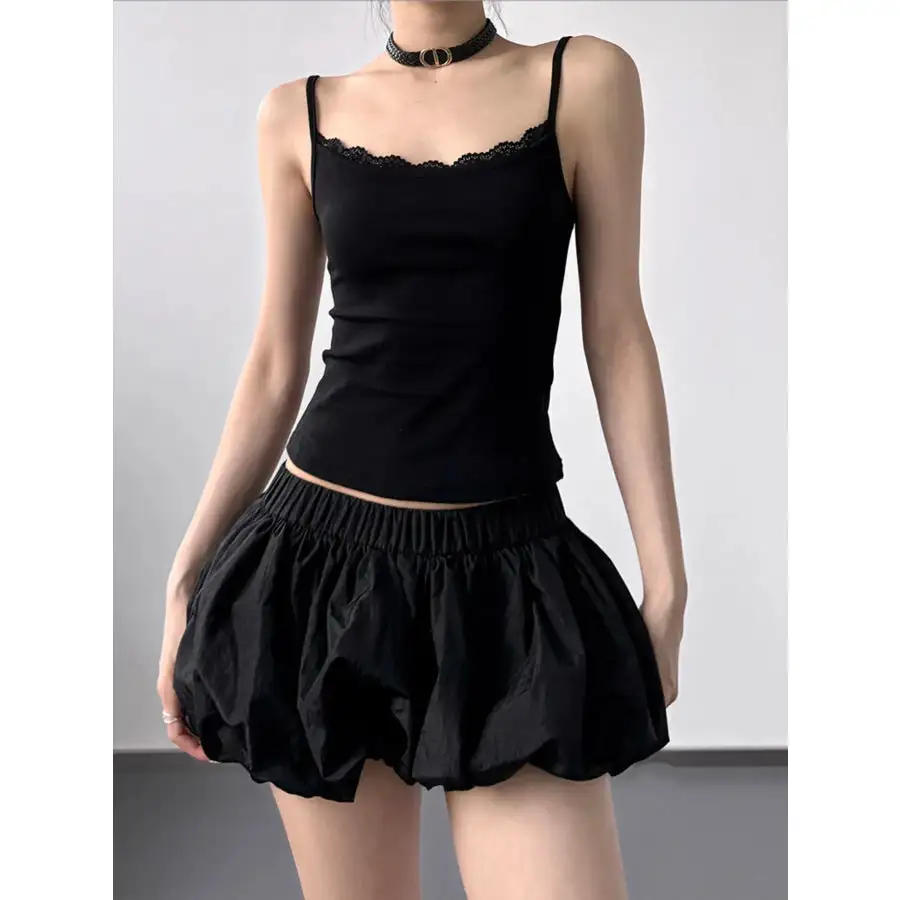Lace Trim Camisole Top
