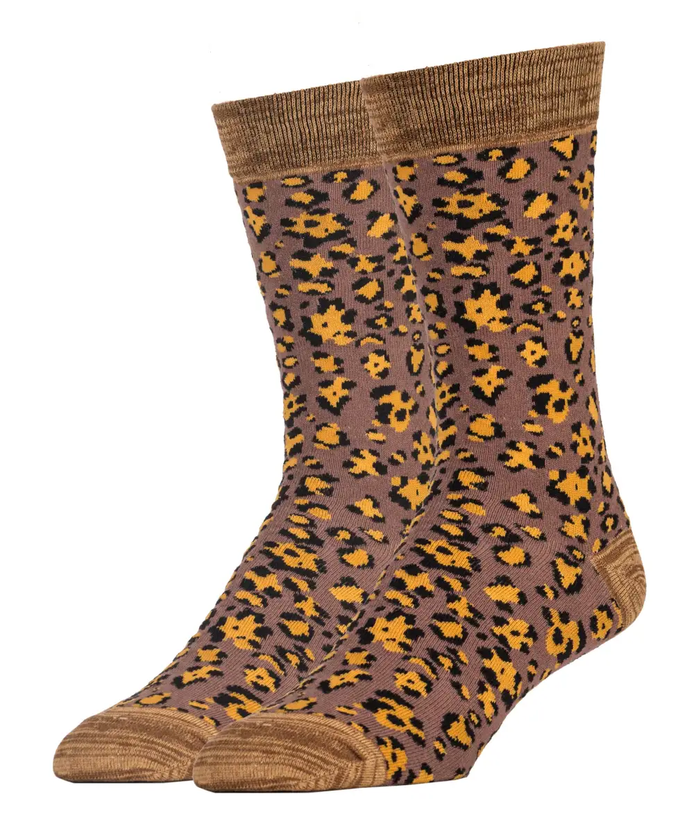 Cotton Blend Animal Motif Crew Socks