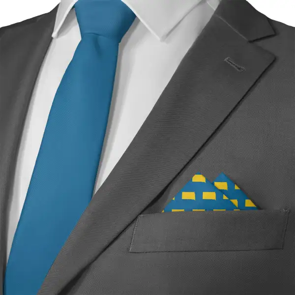 Neat Smart Suit Pocket Square