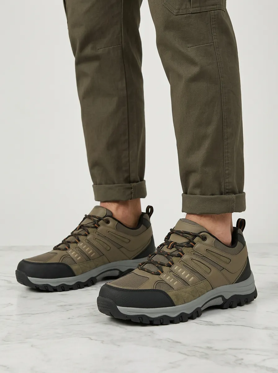 Men's Outdoor Hiking Tactical Non-Slip Print Shoes