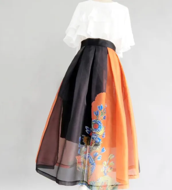 Refined Promenade Everyday Casual Skirt