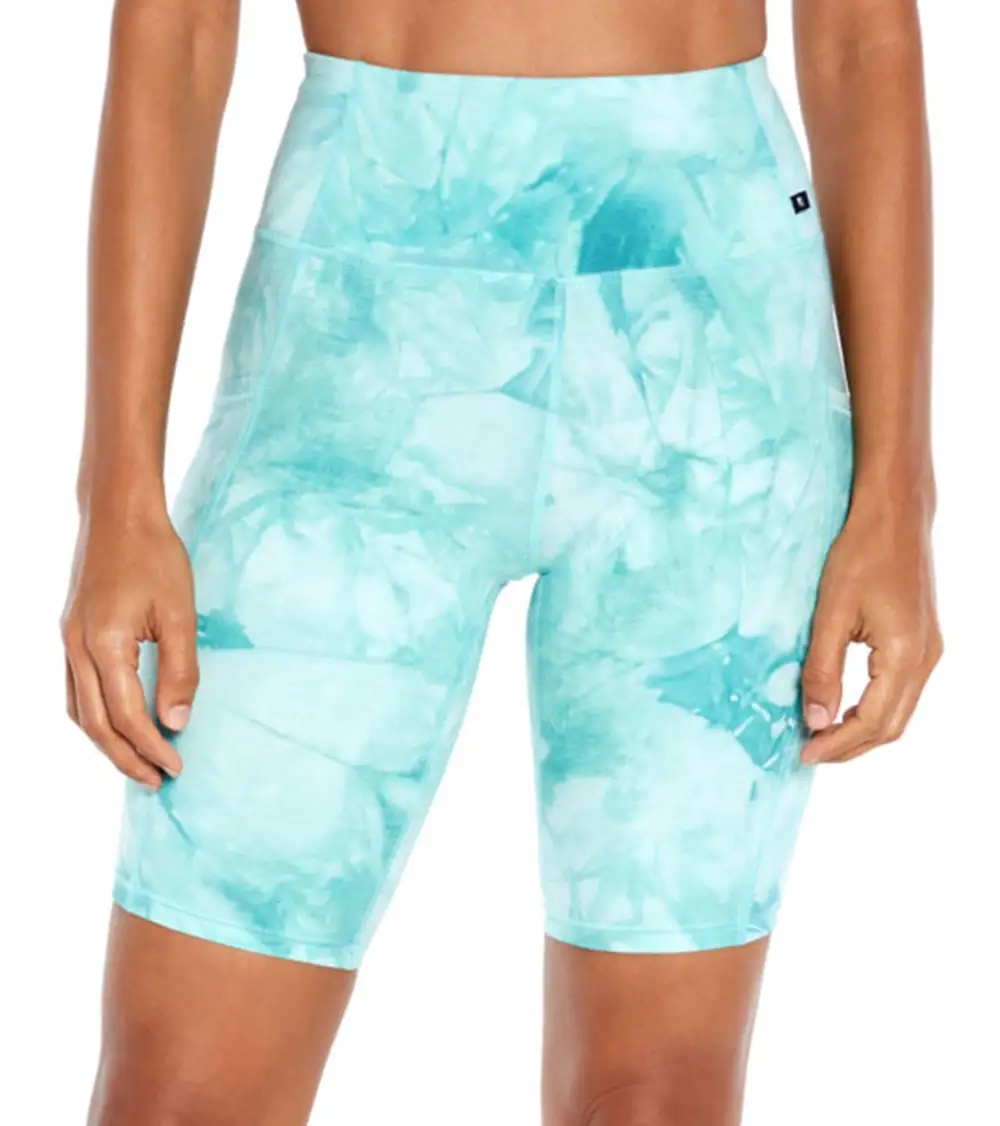 Tie Dye Longline Yoga Shorts
