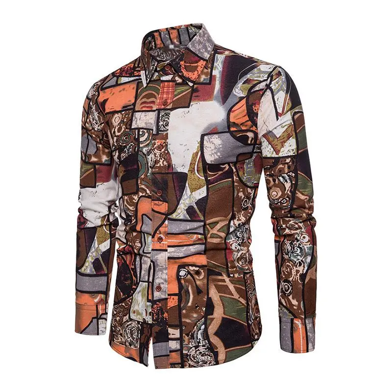 Textured Woven Printed Shirt