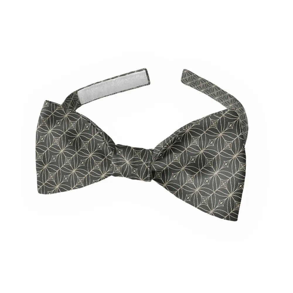 Deco Mosaic Motif Bow Tie