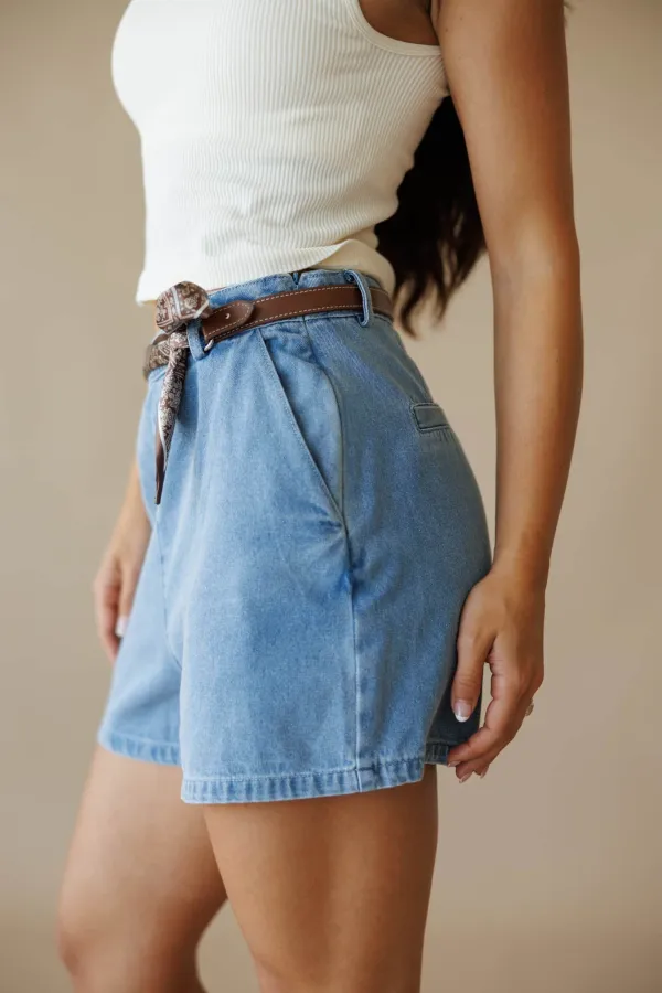 Denim Cotton Casual Shorts