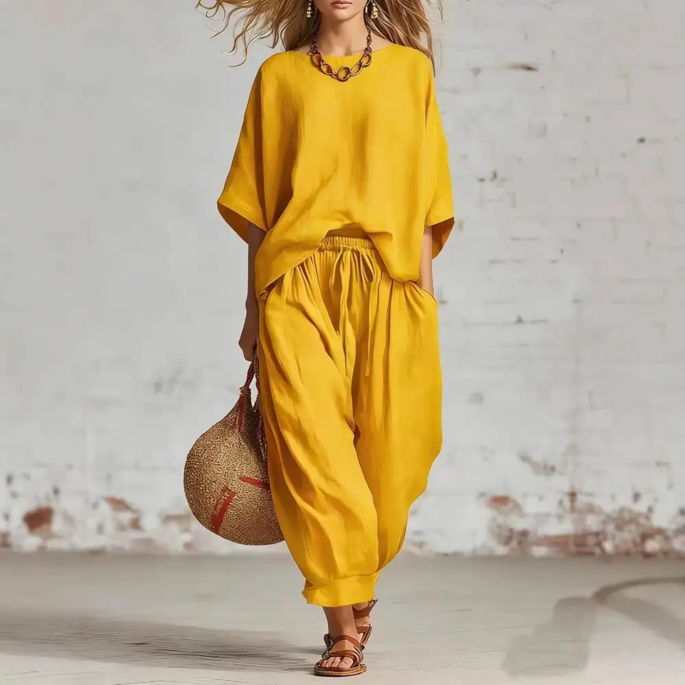 Linen Women's Two-Piece Set