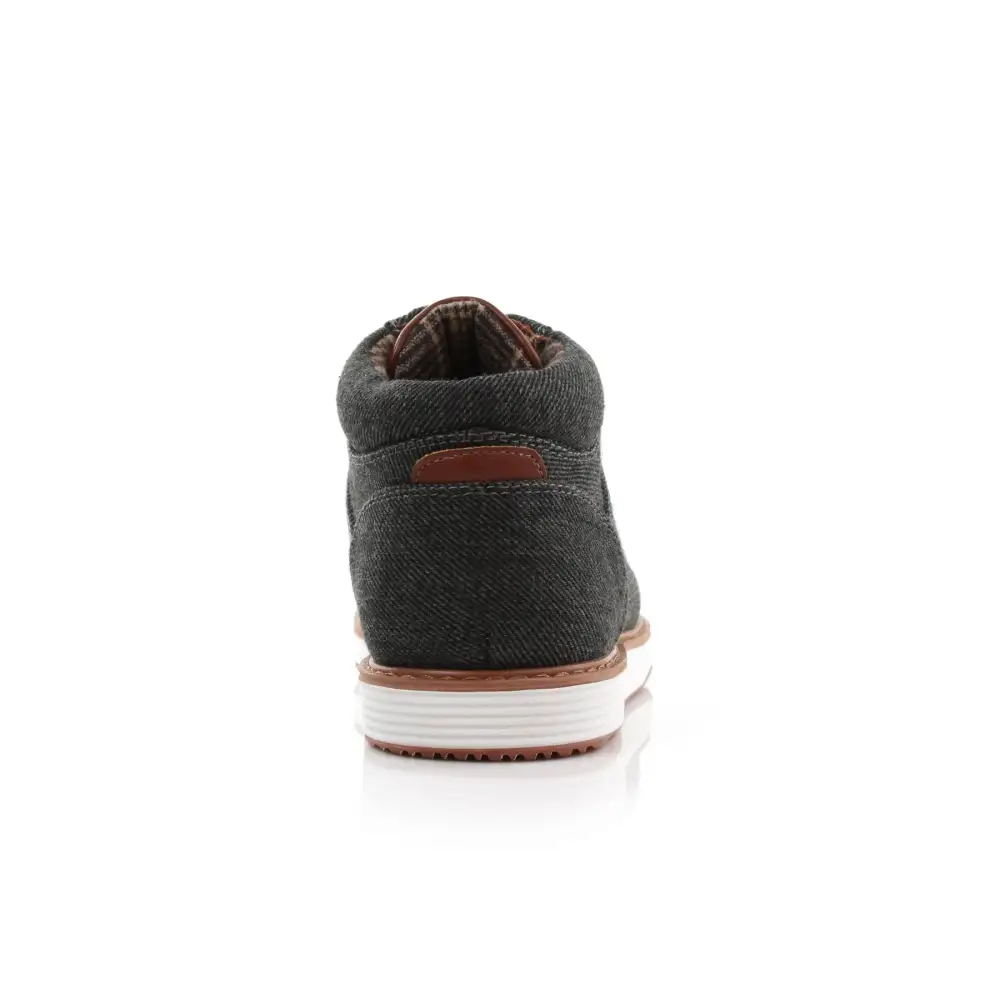 Faux-Suede Suede Lace-Up Chukka Boots
