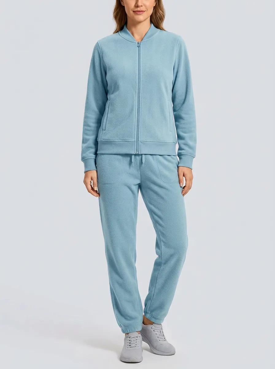Women's Zip-Up Bomber Lounge Set