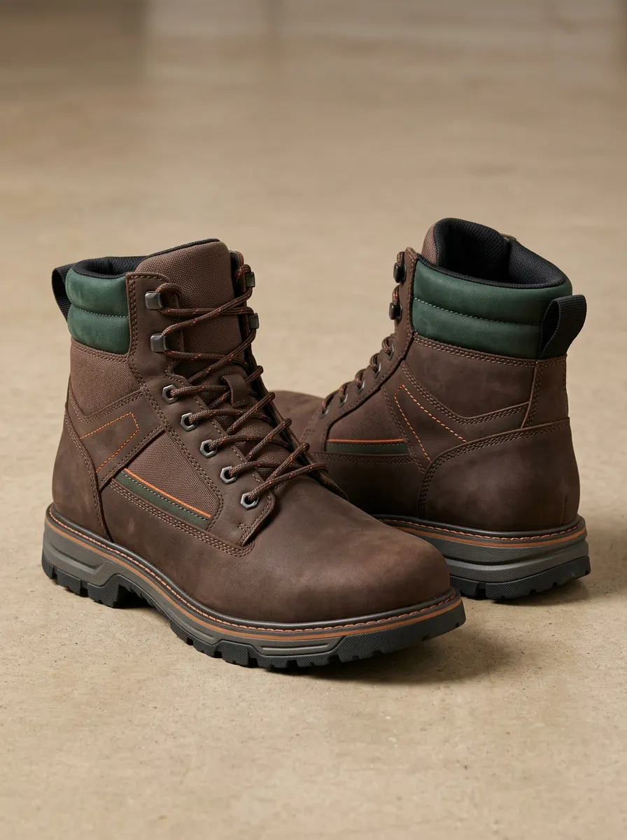Men's Trim Stitched Work Boots