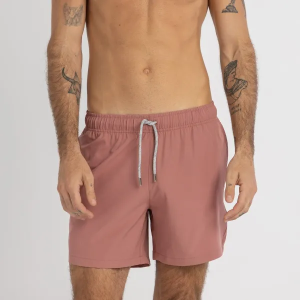 Dusty Cherry Swim Shorts