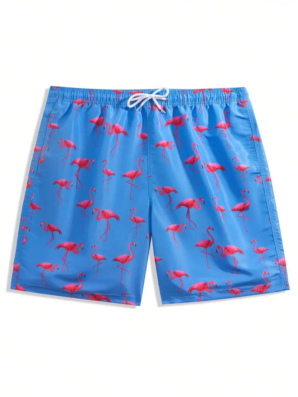 Men's Flamingo Print Swim Trunks