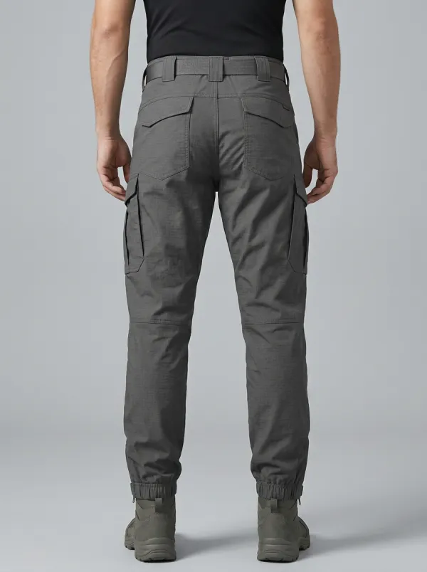 Minimal Detailed Men's Multi-Pocket Waterproof Tactical Cargo Pants