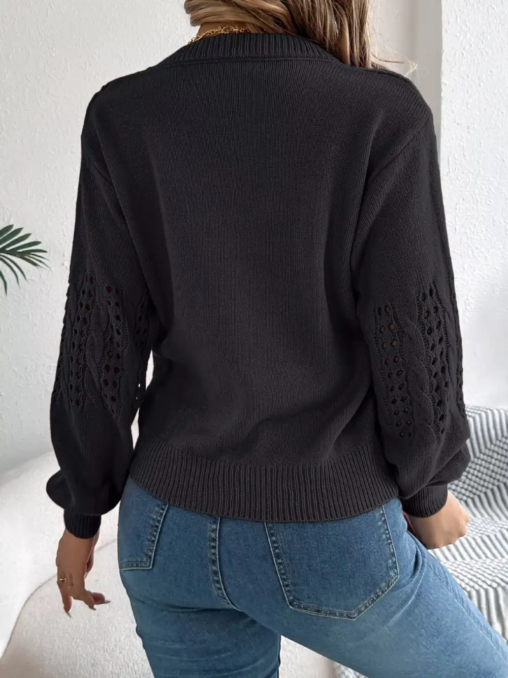 Essential Long Sleeve Everyday Sweater