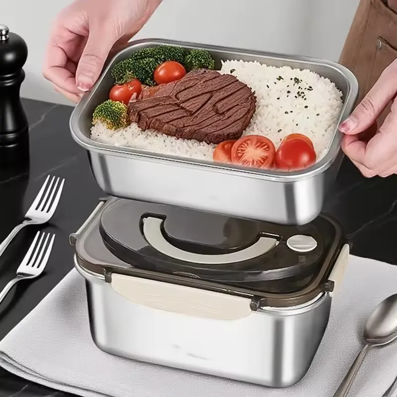 316 Stainless Steel Portable Sealed Fresh Food Lunch Box