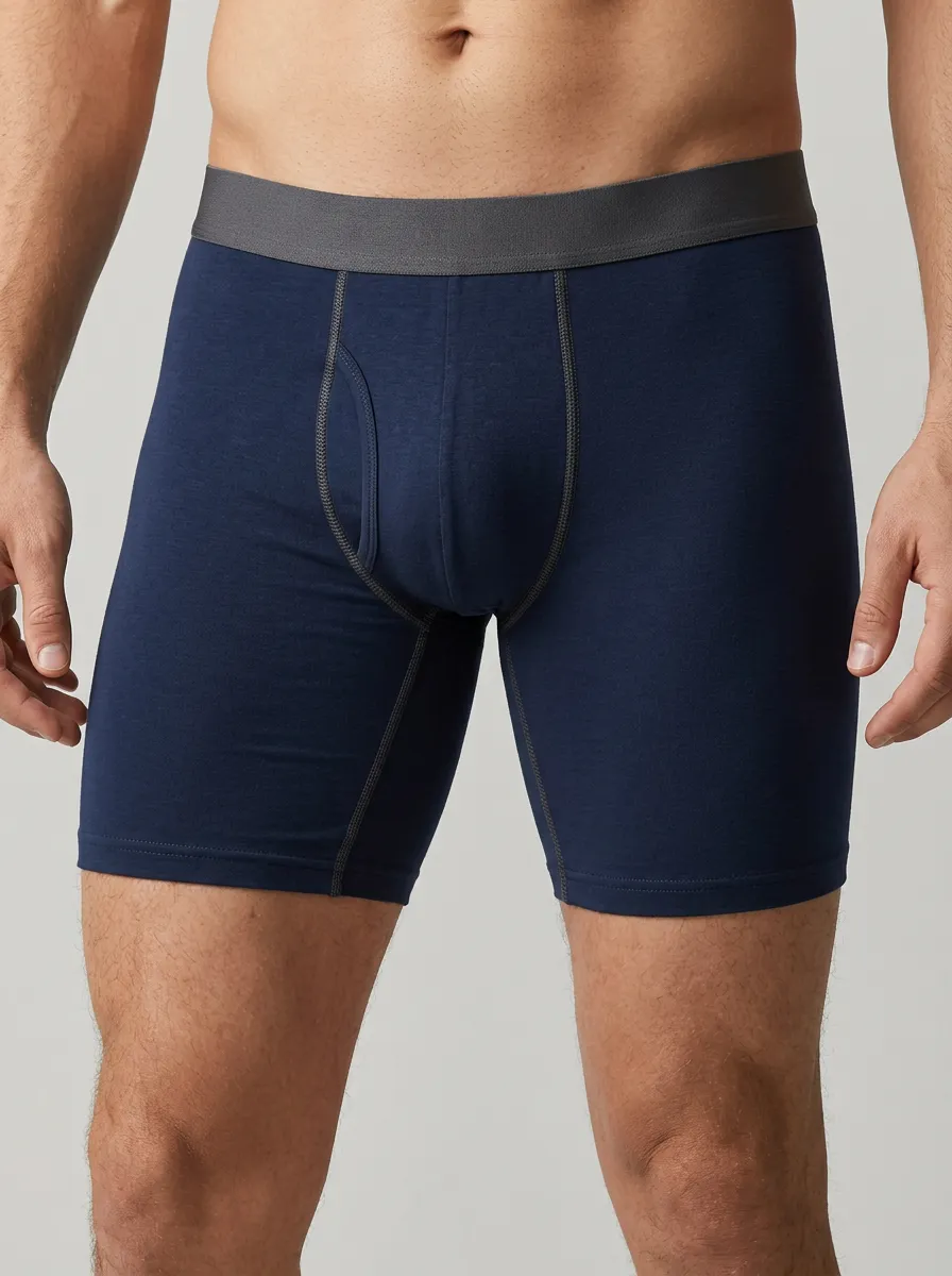 Men's Contrast Stitch Boxer Briefs