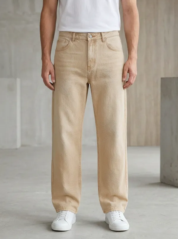 Topographic Map High Jeans