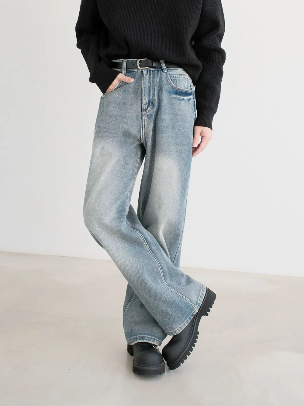 Straight Leg Bootcut Jeans