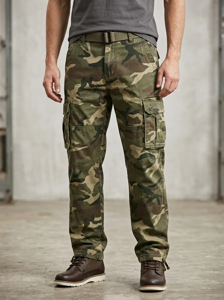 Tactical- Camouflage Cargo Pants