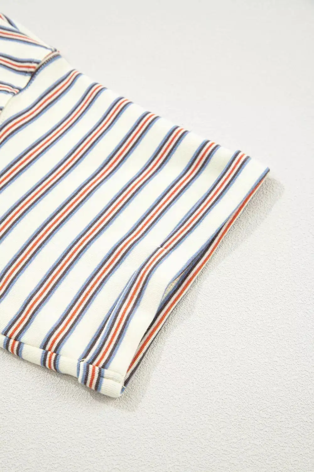 Striped Drop Shoulder Mini Dress