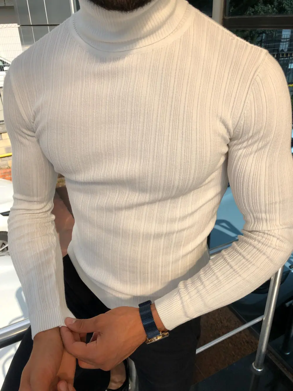 Heritage Slim Fit Knit Turtleneck Sweater