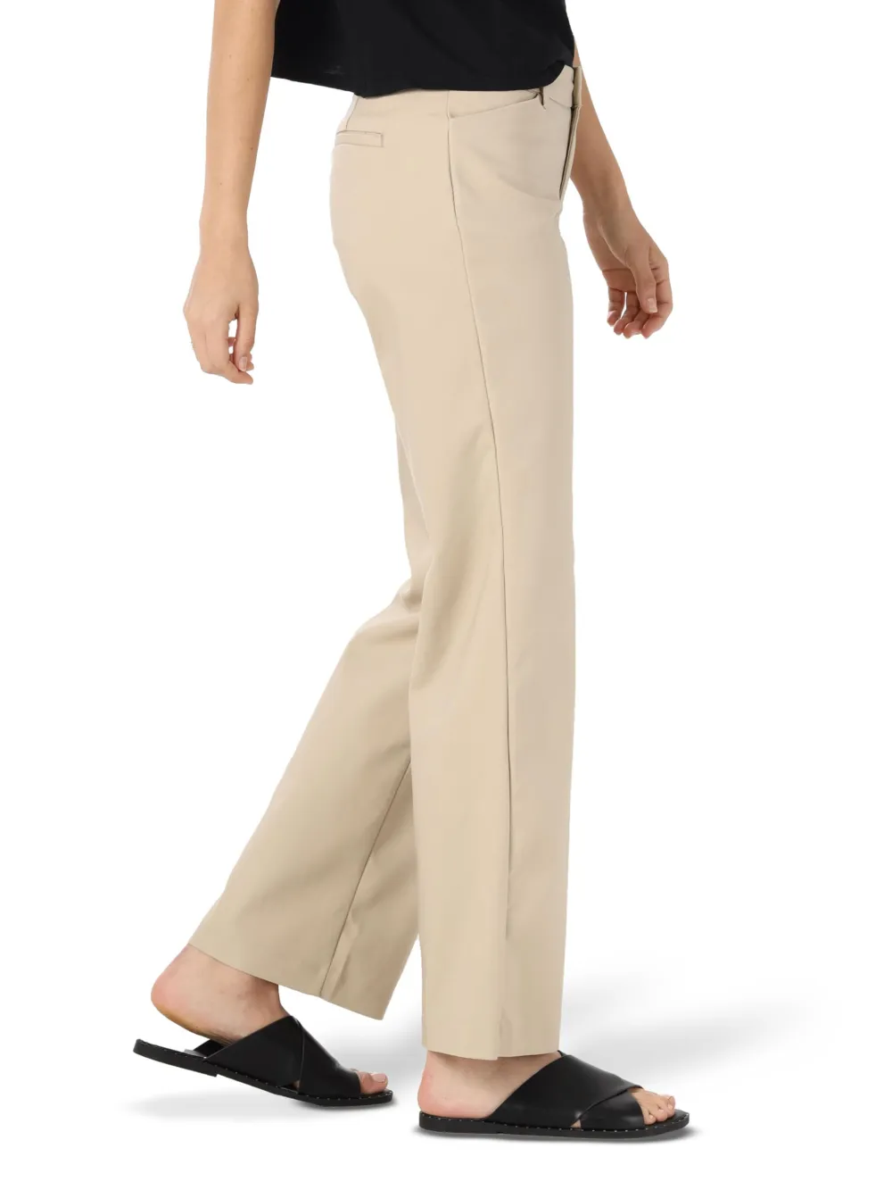 Women's Ultra Lux Comfort with Flex Motion Black Trouser