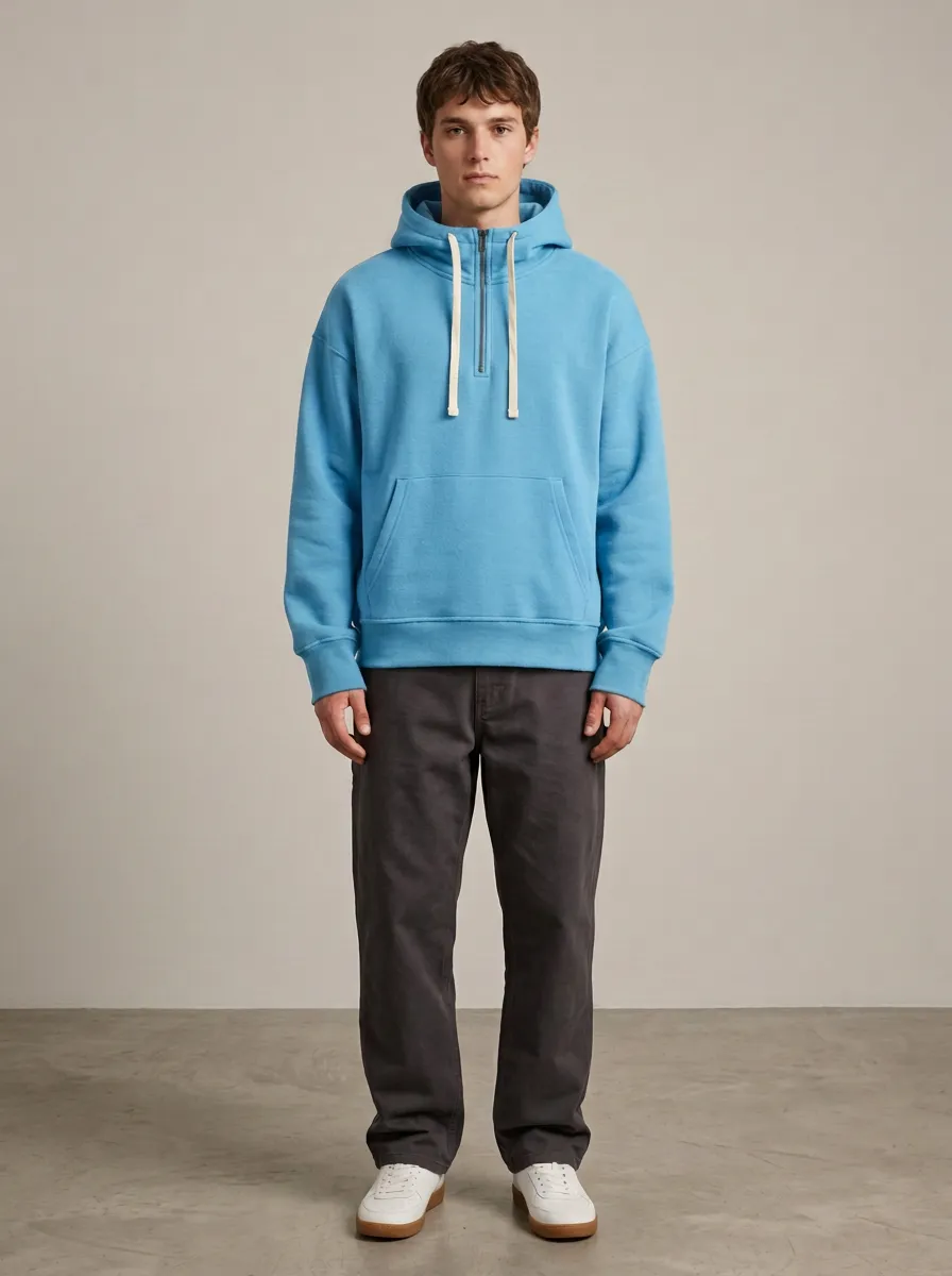 Unisex Casual Fit Hooded Sweatshirt