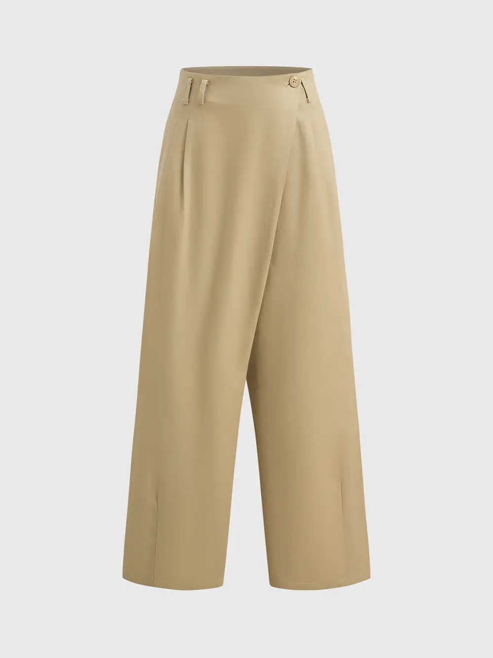 Casual Button-Detail Pants