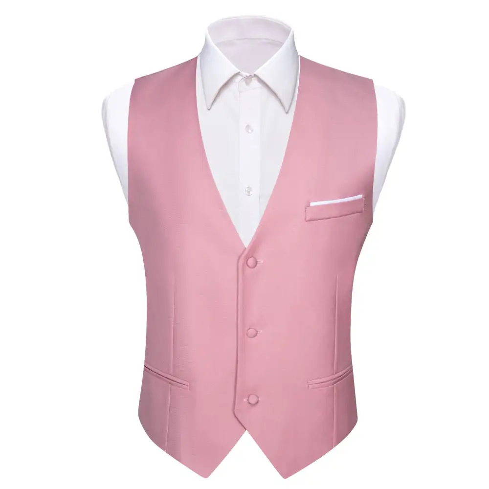 Modern Solid V Neck Casual Dress Vest