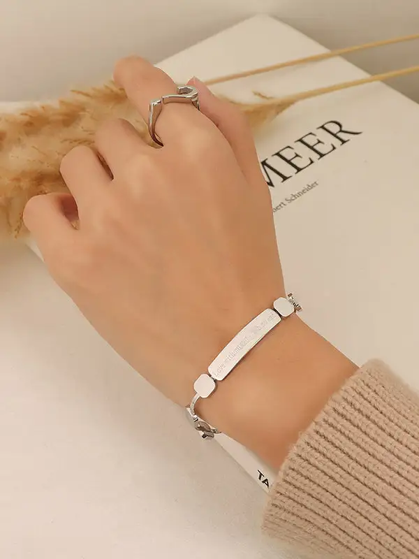Titanium-Steel Vintage Bracelet