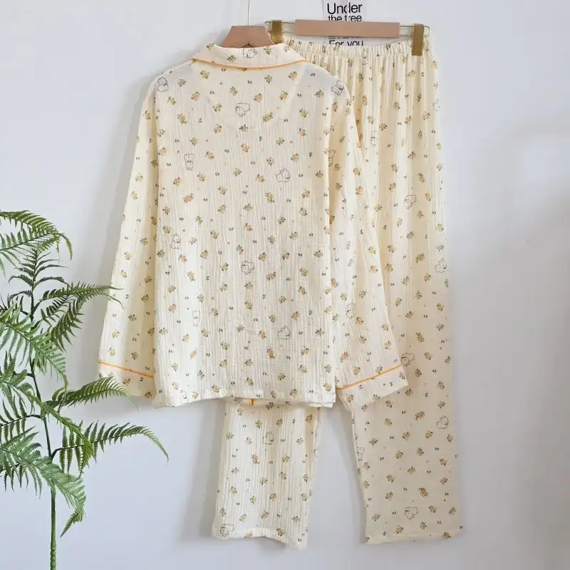 Long Sleeve Printed Pajama Set