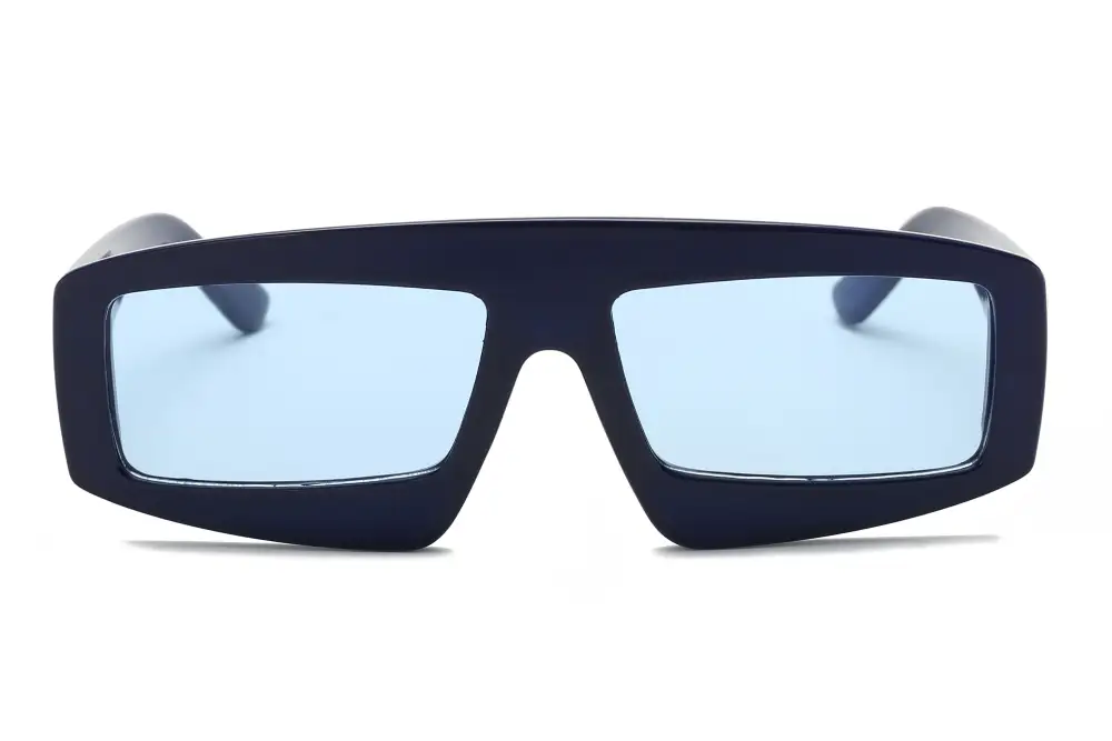 Bold Retro Vintage Rectangular Sunglasses