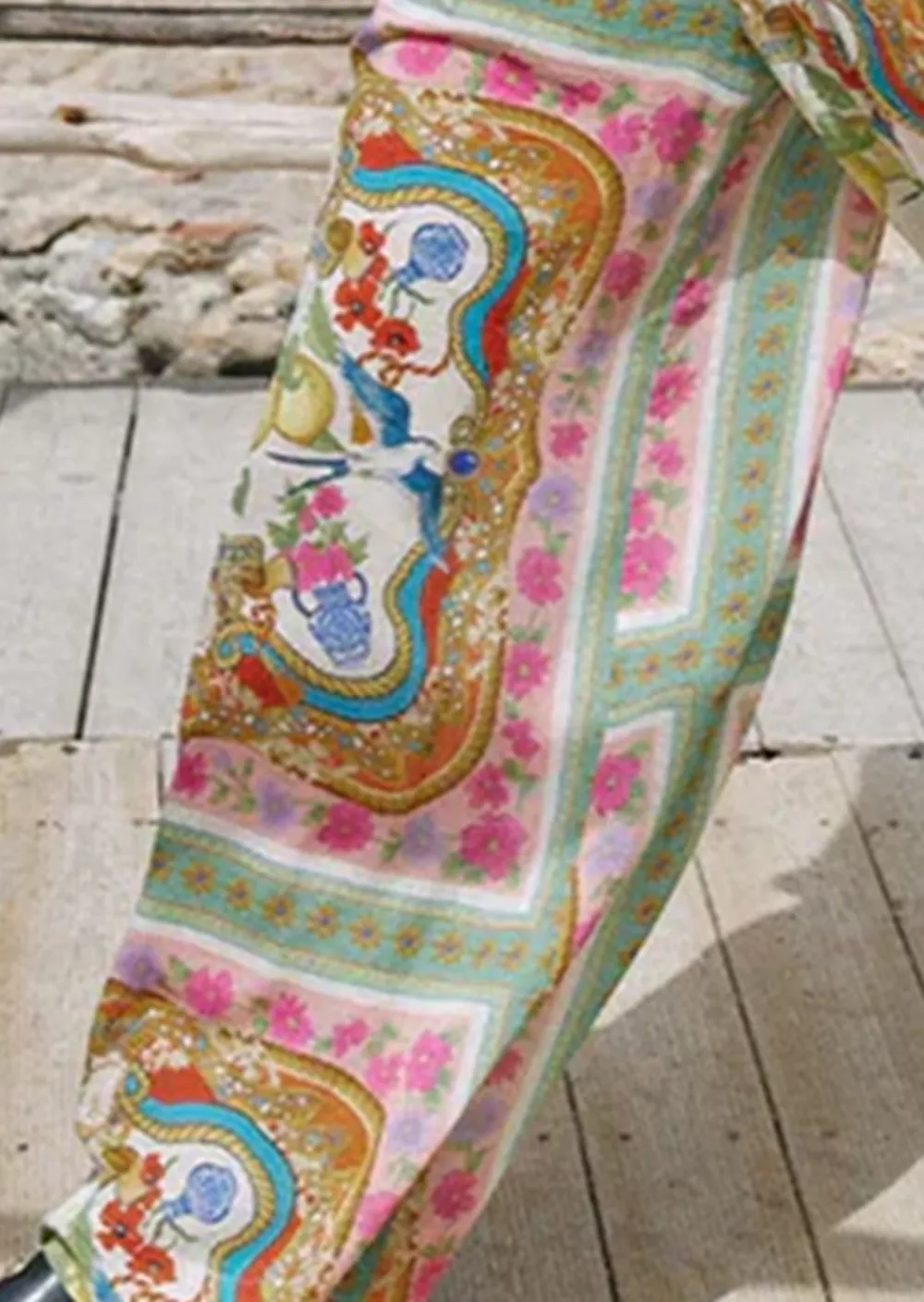 Colorful Patterned Loose Pajama Pants