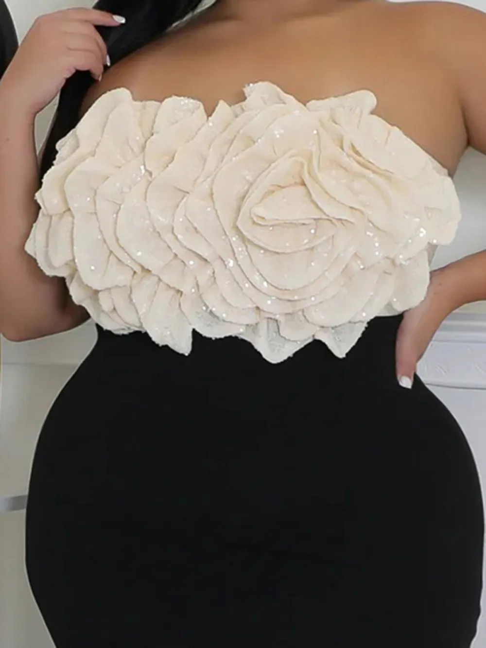 Pleated Sleeveless Dress