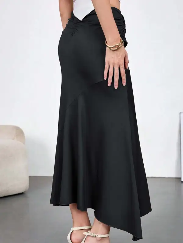 Ribbon Waist Bodycon Skirt