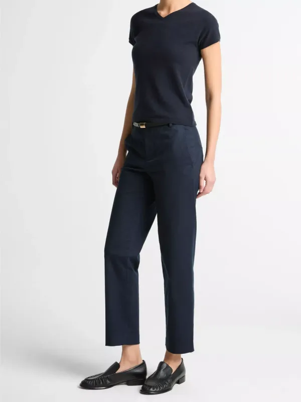 Casual Straight-Leg Pants