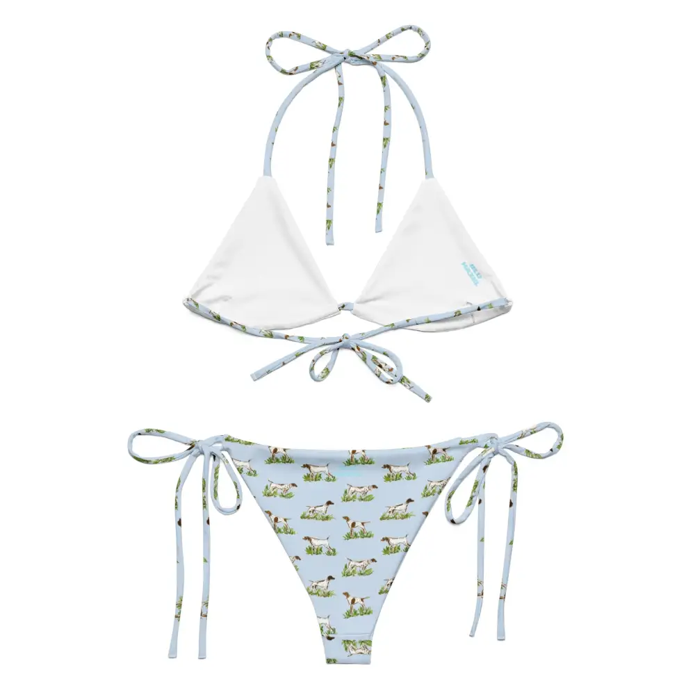 Lagoon Print String Bikini