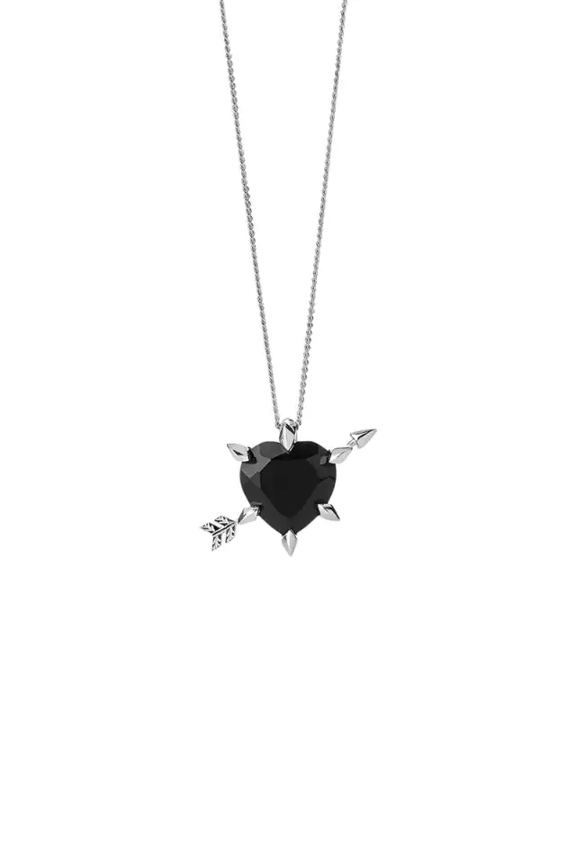 Onyx Arrow Necklace
