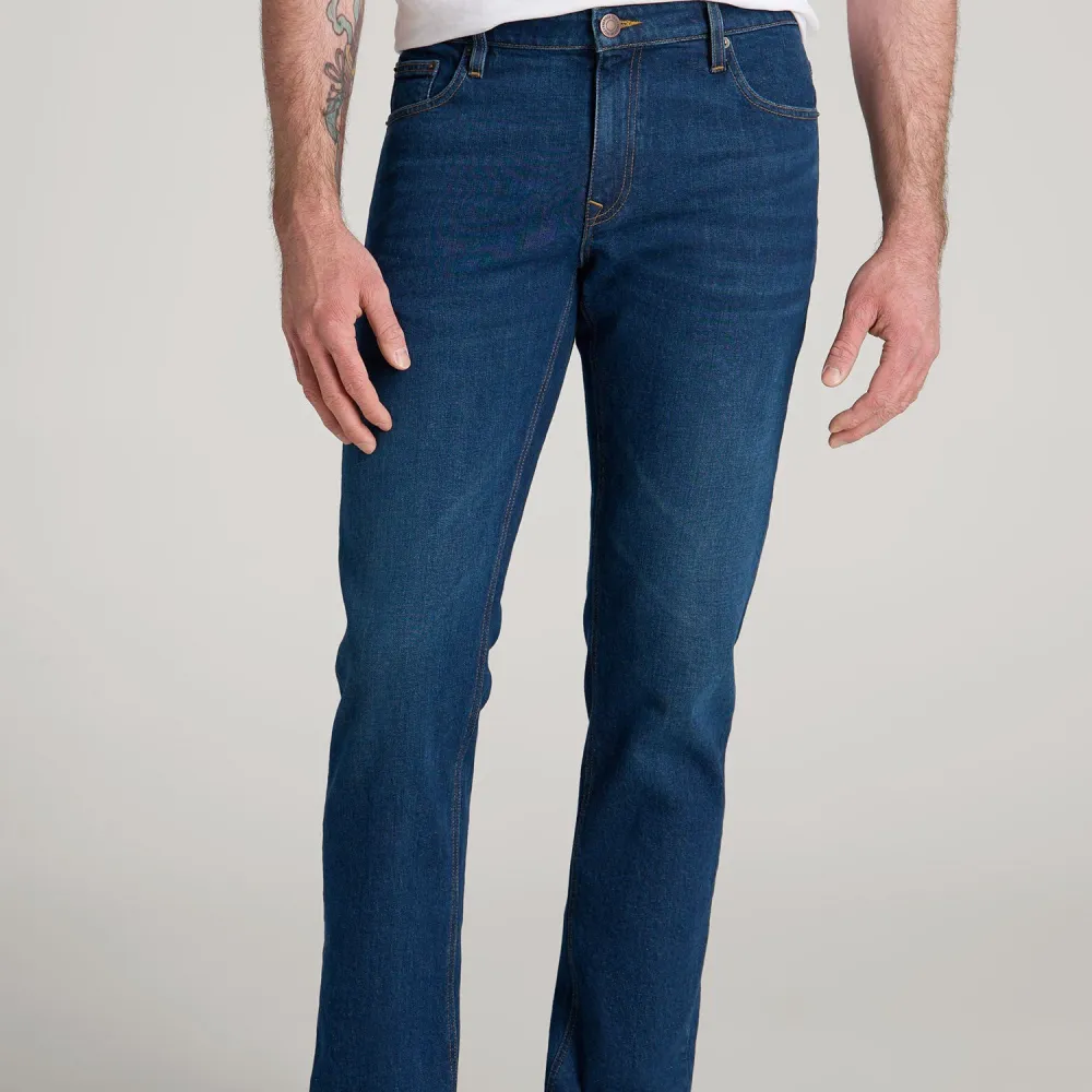 Men's Heritage Tapered Cotton Stretch Jeans
