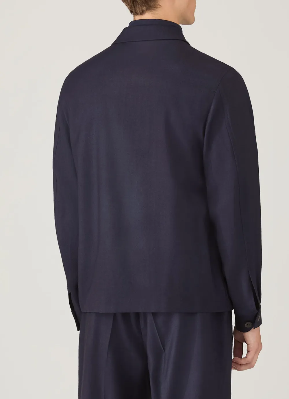 Lightweight Wool Twill Jacket