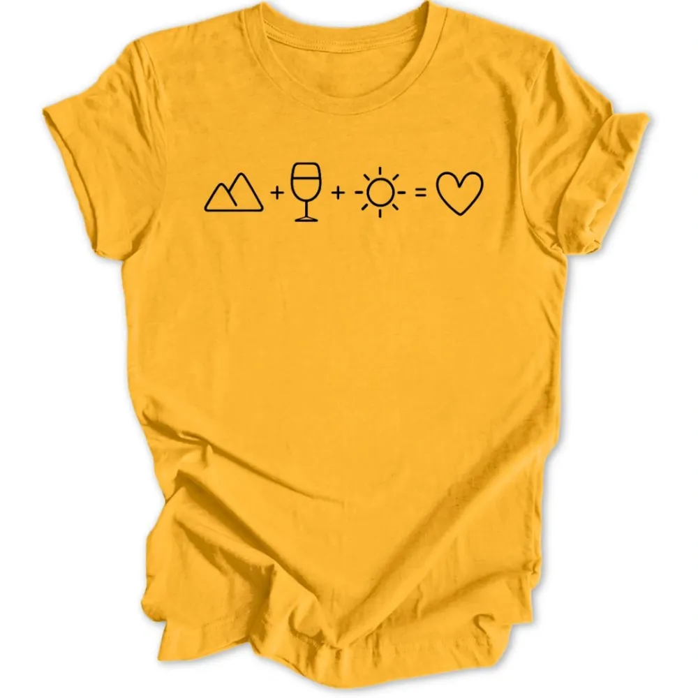 Happiness Equation Unisex T-Shirt