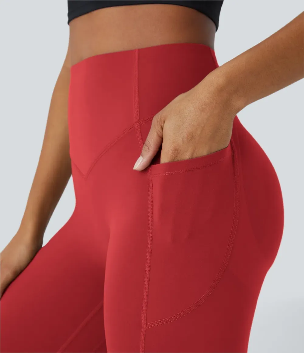  SoCinched High Waisted Scrunch Butt Lifting Tummy Control Side Pocket Shaping Training UltraSculpt Leggings - Stretchy Fit for Women, For Gym & Summer Workouts #Summer