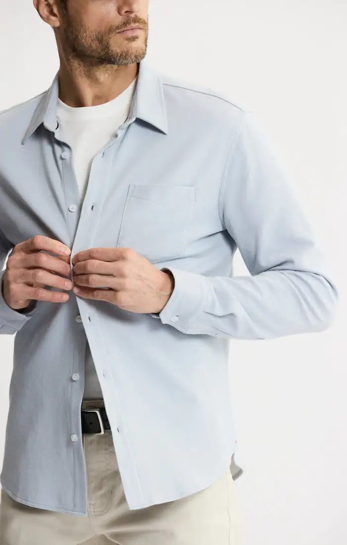 Long Sleeve Cotton Double Face Shirt