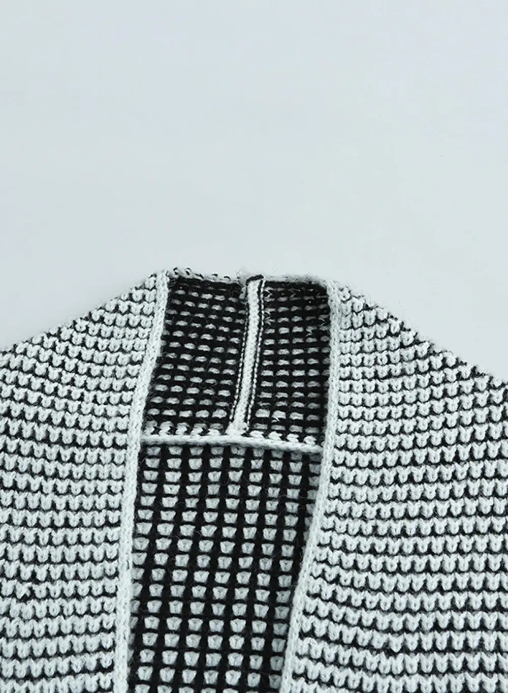 Heathered Open-Front Longline Cardigan