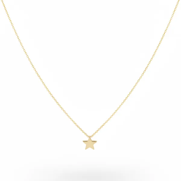 Dainty Minimalist Star Necklace
