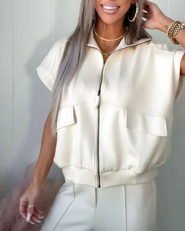 Classic Short-Sleeve Jacket