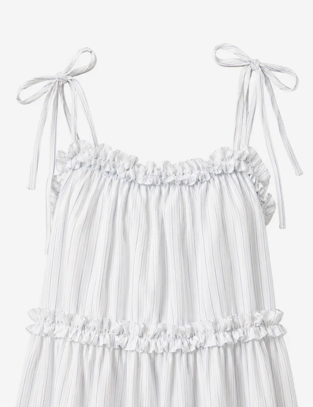 D Appliqu Solid Color Tiered Hem Maxi Dress