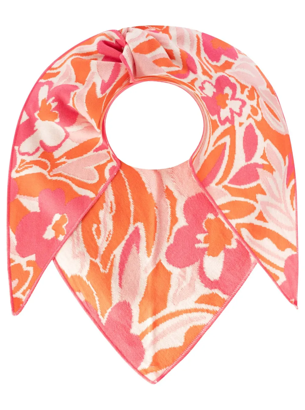 Soft Touch Cotton Wool Heart Pattern Fashion Scarf