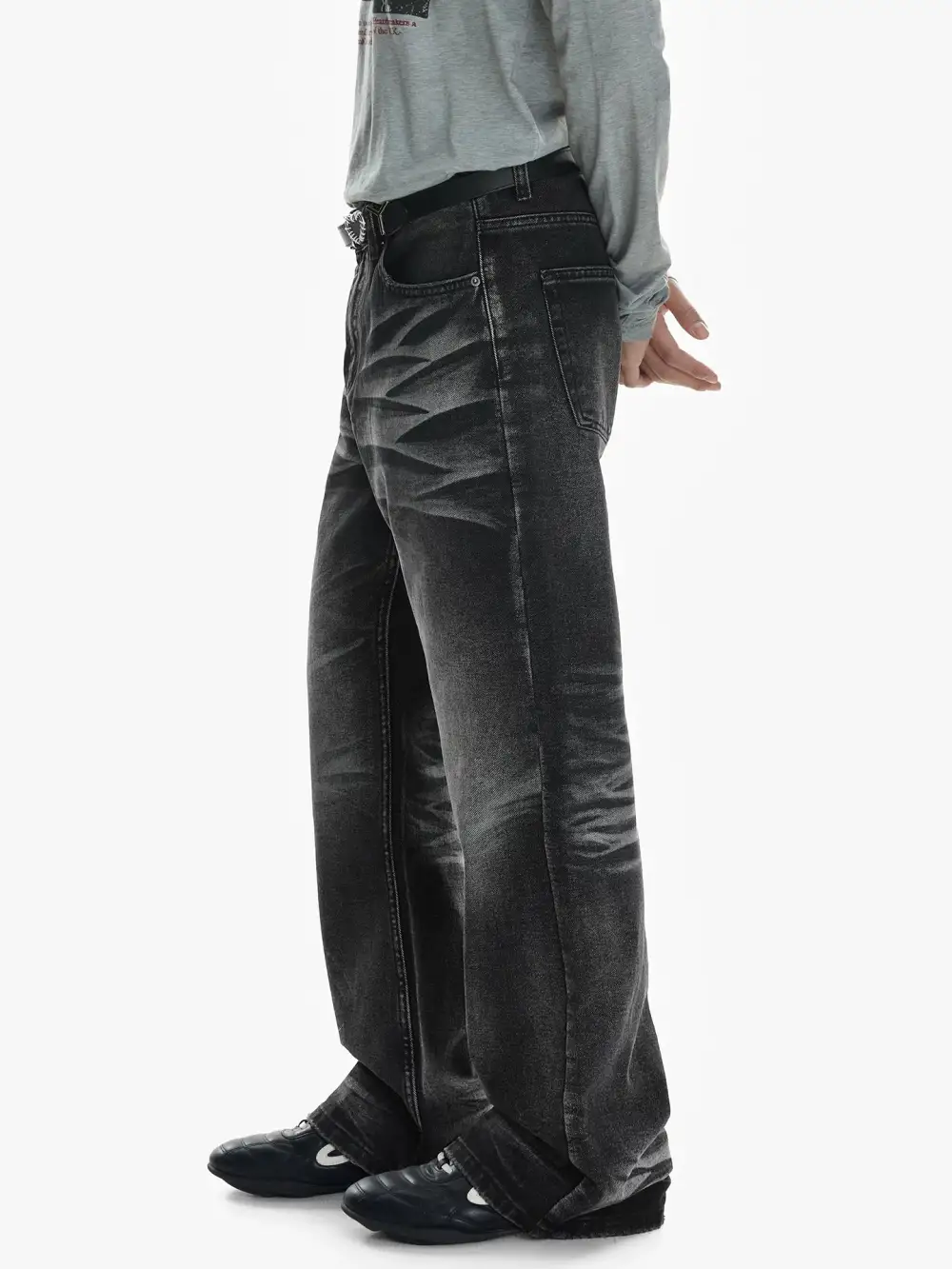 Faded Flare Jeans