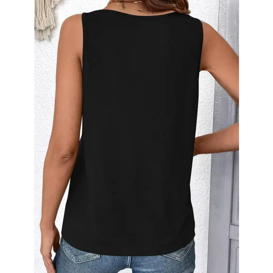 Ruched V Neck Tank