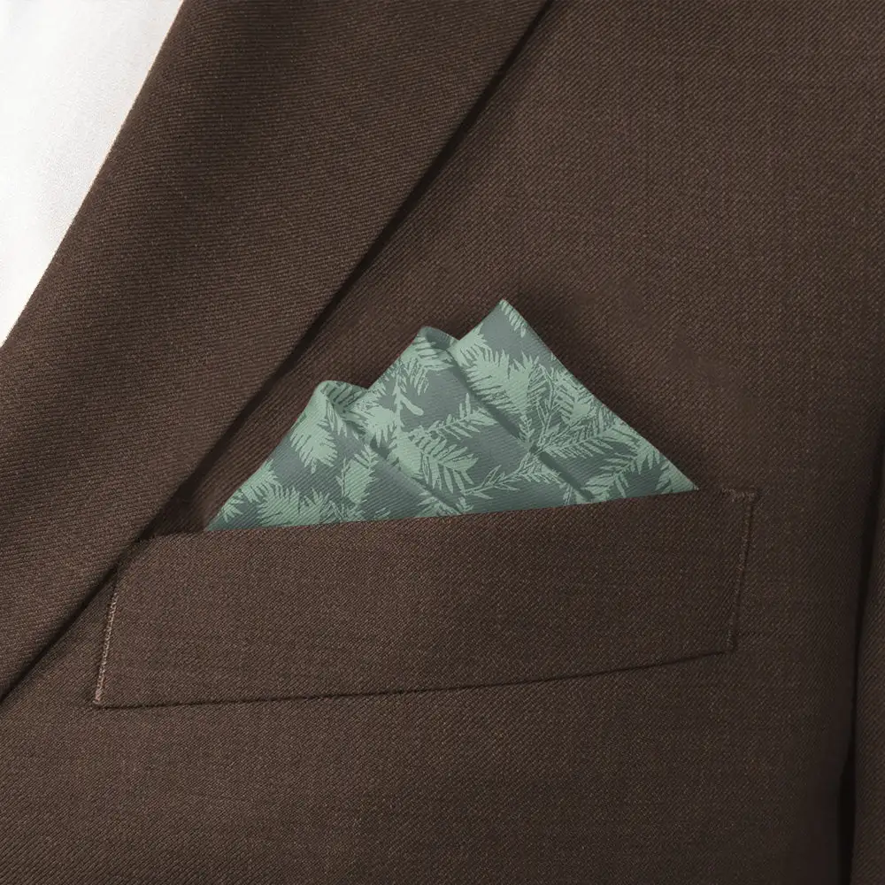 Clean Stylish Floral Pocket Square